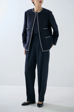 HAUNT(ハウント) |CHAIN-TRIMMED TWEED JK