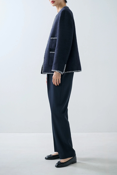 HAUNT(ハウント) |CHAIN-TRIMMED TWEED JK