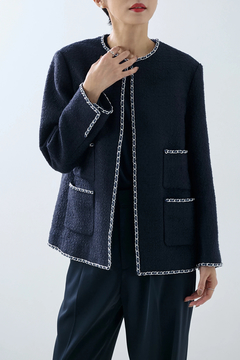 HAUNT(ハウント) |CHAIN-TRIMMED TWEED JK