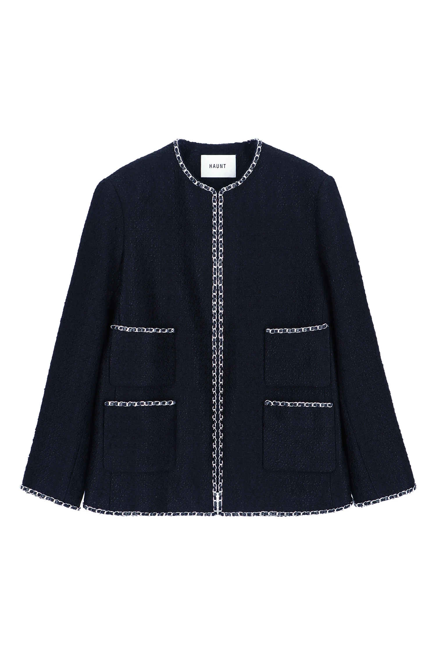 HAUNT（ハウント）｜CHAIN-TRIMMED TWEED JKアイテムの詳細