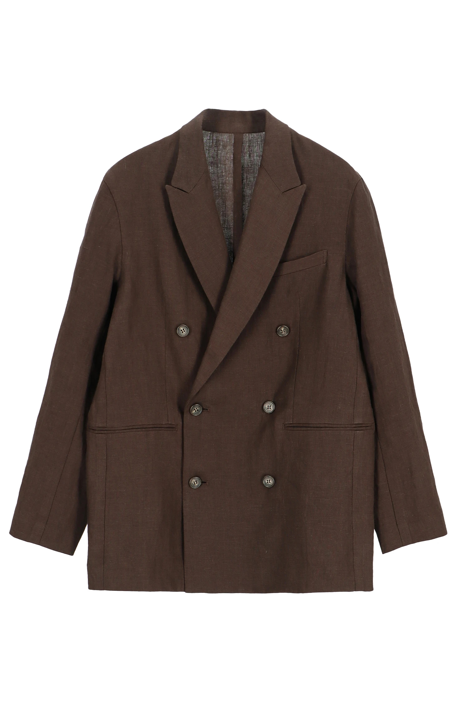 HAUNT（ハウント）｜D-BREASTED LINEN JACKETアイテムの詳細