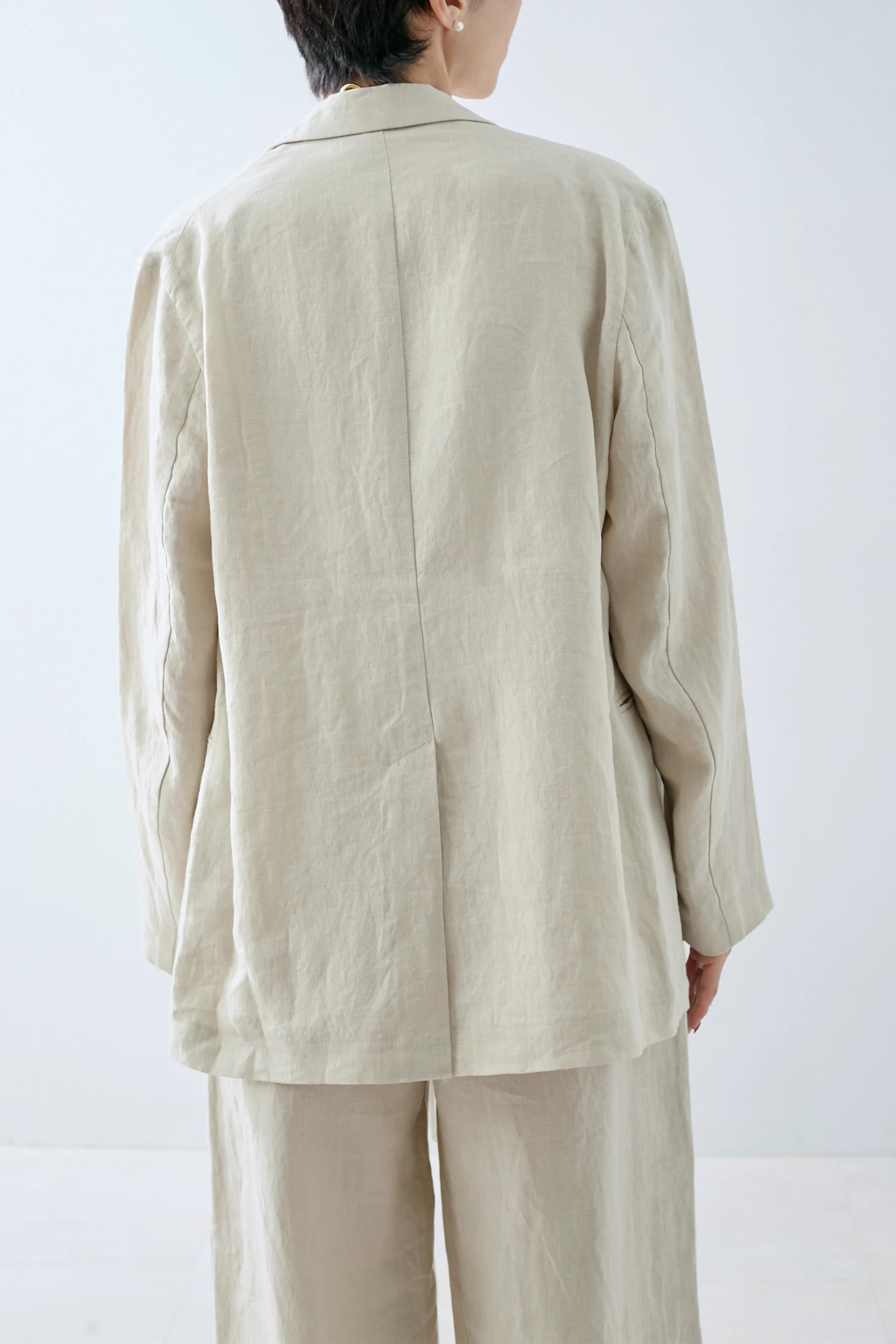 HAUNT（ハウント）｜D-BREASTED LINEN JACKETアイテムの詳細
