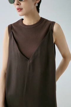 HAUNT(ハウント) |V-NECK CAMI DRESS