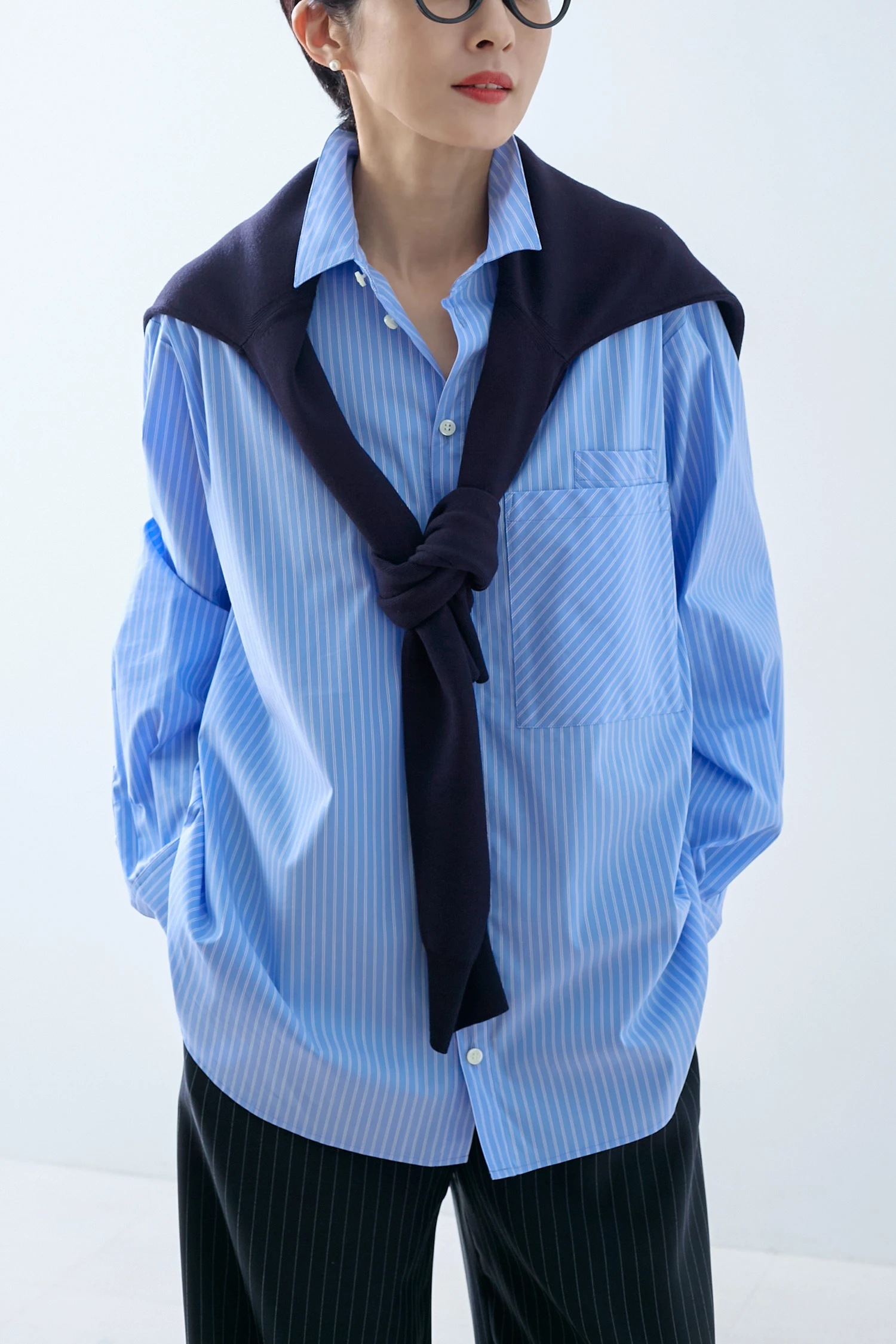 ＊着用1回美品＊ハウント ストライプシャツ　FREEサイズ HAUNT（ハウント）｜STRIPE SHIRTアイテムの詳細 | GUESTLIST TOKYO