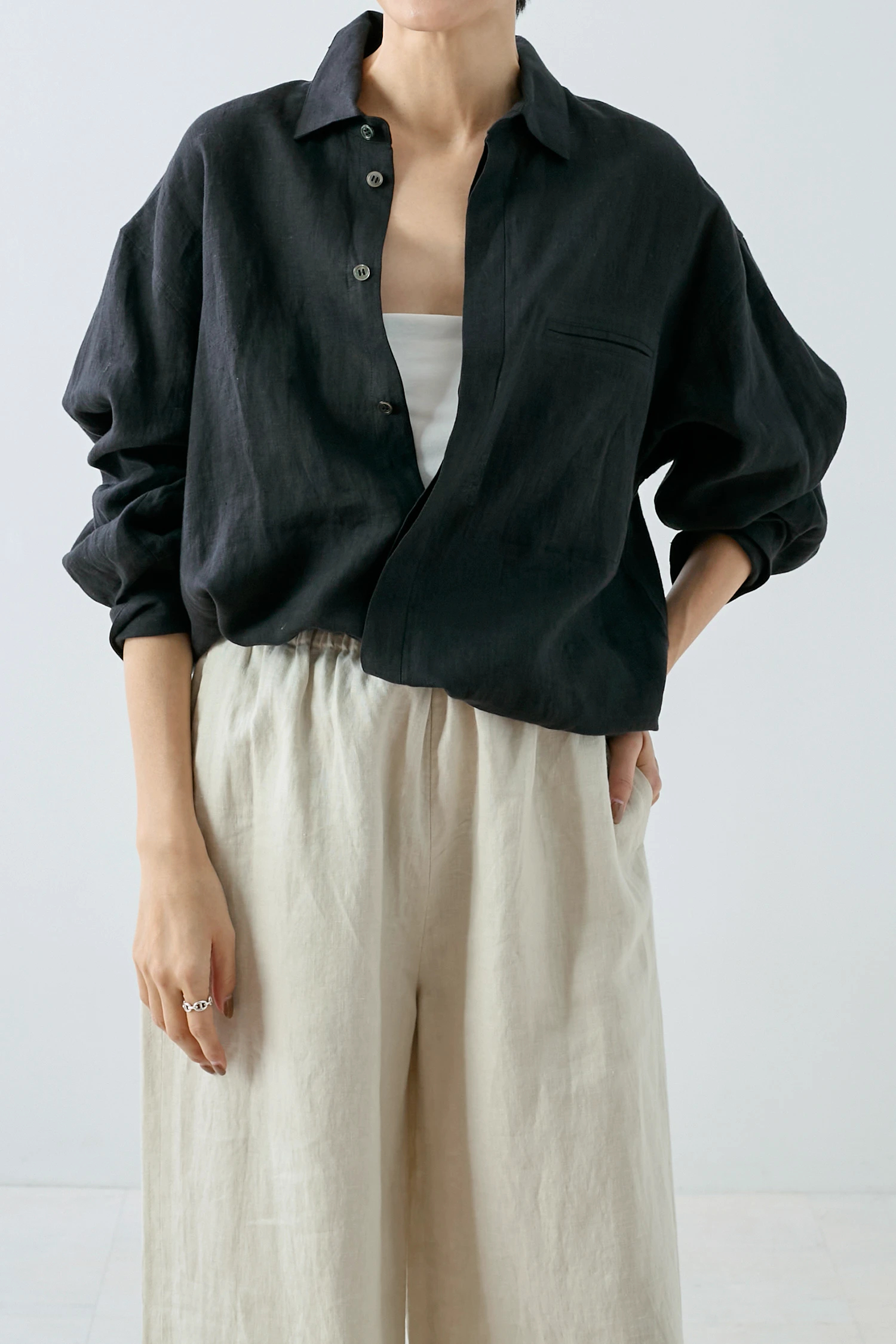 HAUNT（ハウント）｜LINEN SHIRTアイテムの詳細 | GUESTLIST TOKYO
