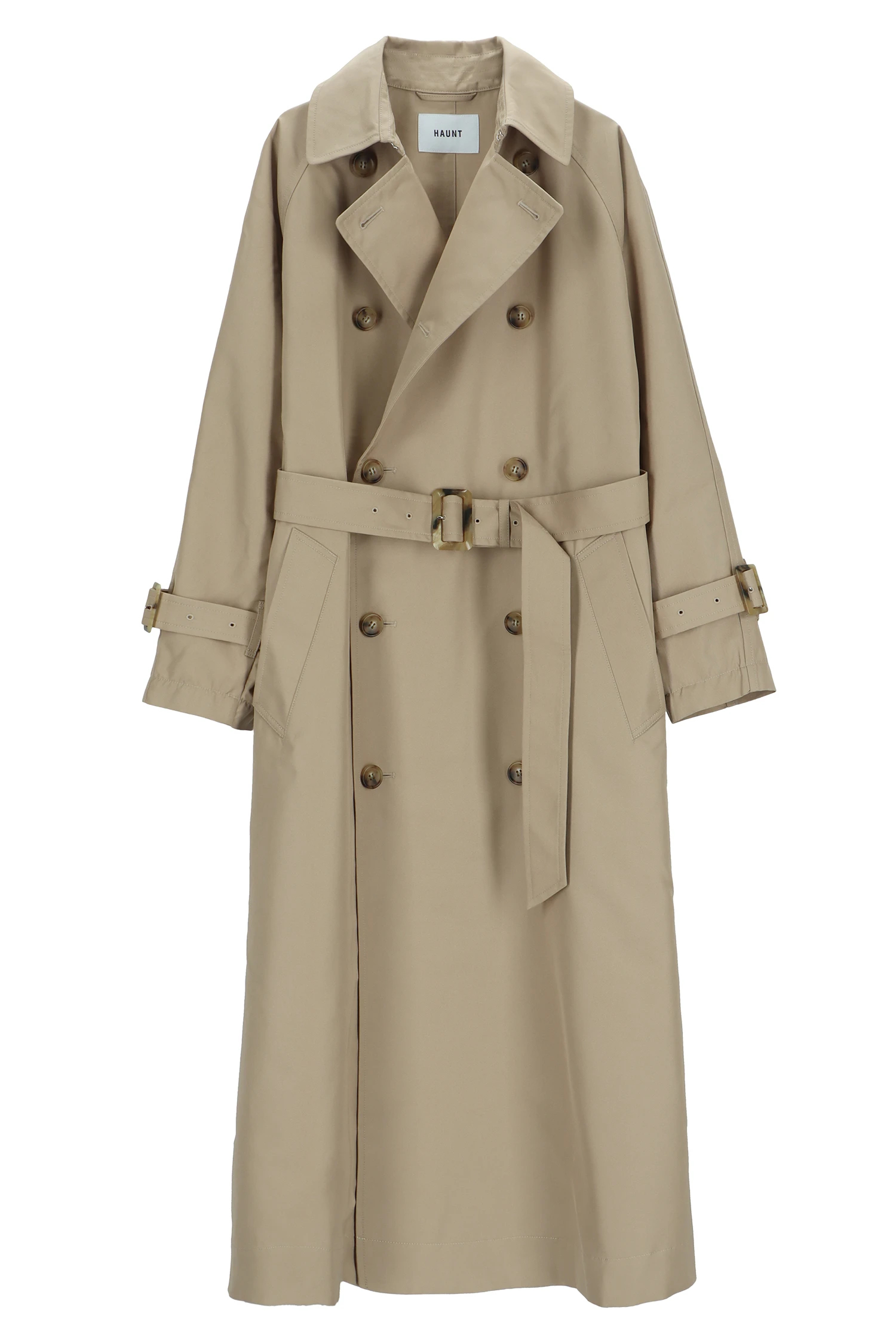 ハウント　トレンチコート　大草直子着用 マキシ丈　キャメル　サイズ36 S〜M 定価64900円 新品 ハウント トレンチコート 36 大草直子 Hauntの通販
