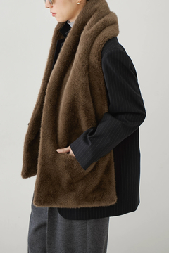 HAUNT(ハウント) |POCKETED FUR STOLE