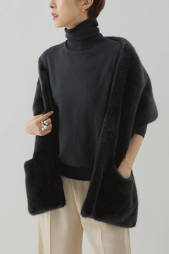 HAUNT(ハウント) |POCKETED FUR STOLE