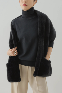 HAUNT(ハウント) |POCKETED FUR STOLE