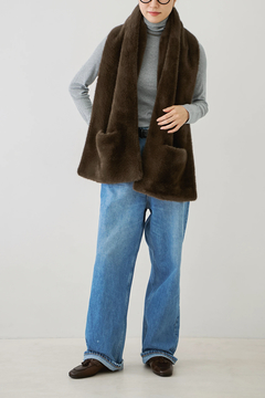 HAUNT(ハウント) |POCKETED FUR STOLE