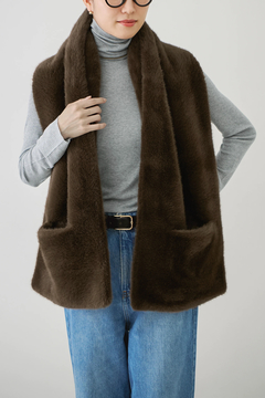 HAUNT(ハウント) |POCKETED FUR STOLE
