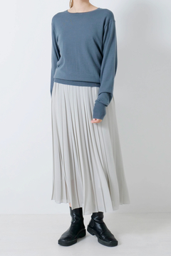 STATE OF MIND(ステートオブマインド) |pleats long sk