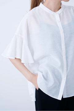STATE OF MIND(ステートオブマインド) |flared sleeve blouse