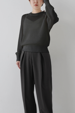 STATE OF MIND(ステートオブマインド) |linen mix mesh PO