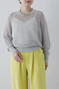 STATE OF MIND(ステートオブマインド) |linen mix mesh PO