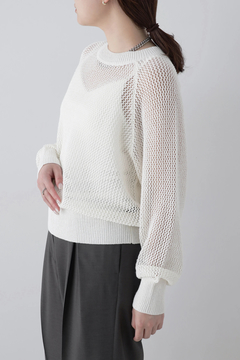 STATE OF MIND(ステートオブマインド) |linen mix mesh PO