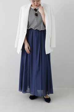 STATE OF MIND(ステートオブマインド) |sheer long skirt