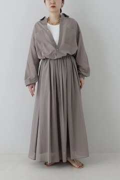 STATE OF MIND(ステートオブマインド) |sheer long skirt