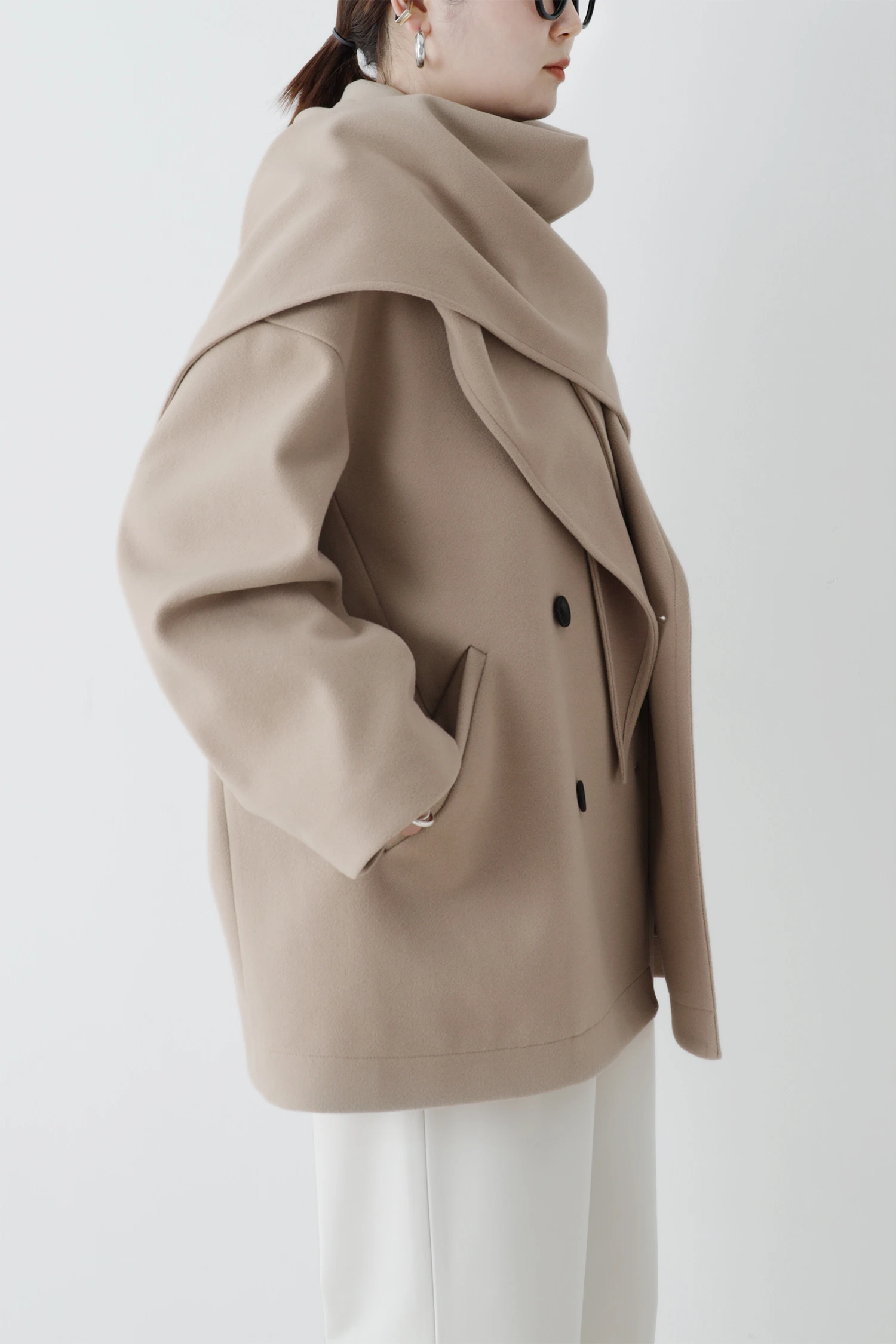 STATE OF MIND(ステートオブマインド)|stole set short coat STATE OF MIND(ステートオブマインド)|stole set short coat