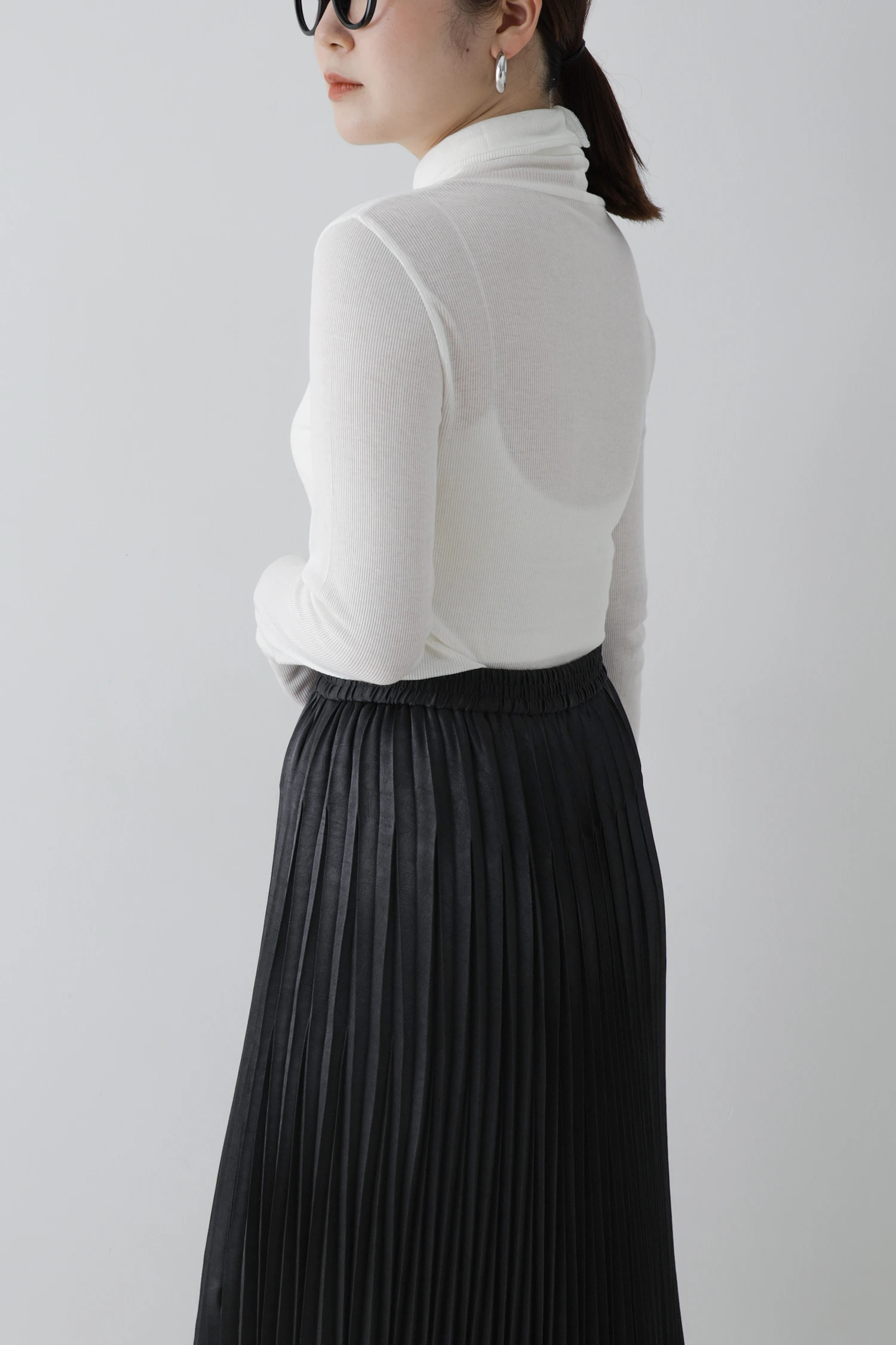 STATE OF MIND（ステートオブマインド）｜rib sheer high neck