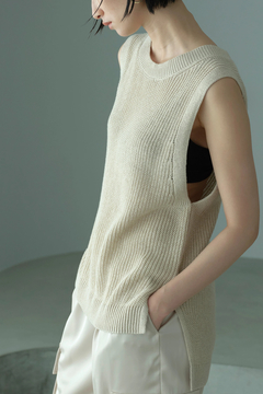 STATE OF MIND（ステートオブマインド）｜sheer knit vest