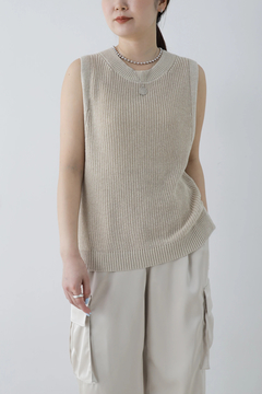 STATE OF MIND(ステートオブマインド) |sheer knit vest