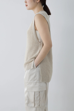 STATE OF MIND(ステートオブマインド) |sheer knit vest