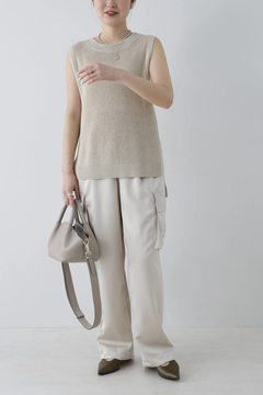 STATE OF MIND(ステートオブマインド) |sheer knit vest