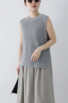 STATE OF MIND(ステートオブマインド) |sheer knit vest