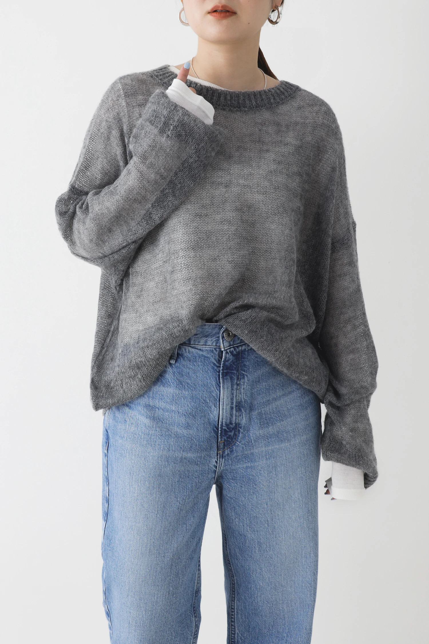 人気商品の中古品・新品・未使用品 MIND（ステートオブマインド）｜sheer OF STATE mohair PO knit トップス