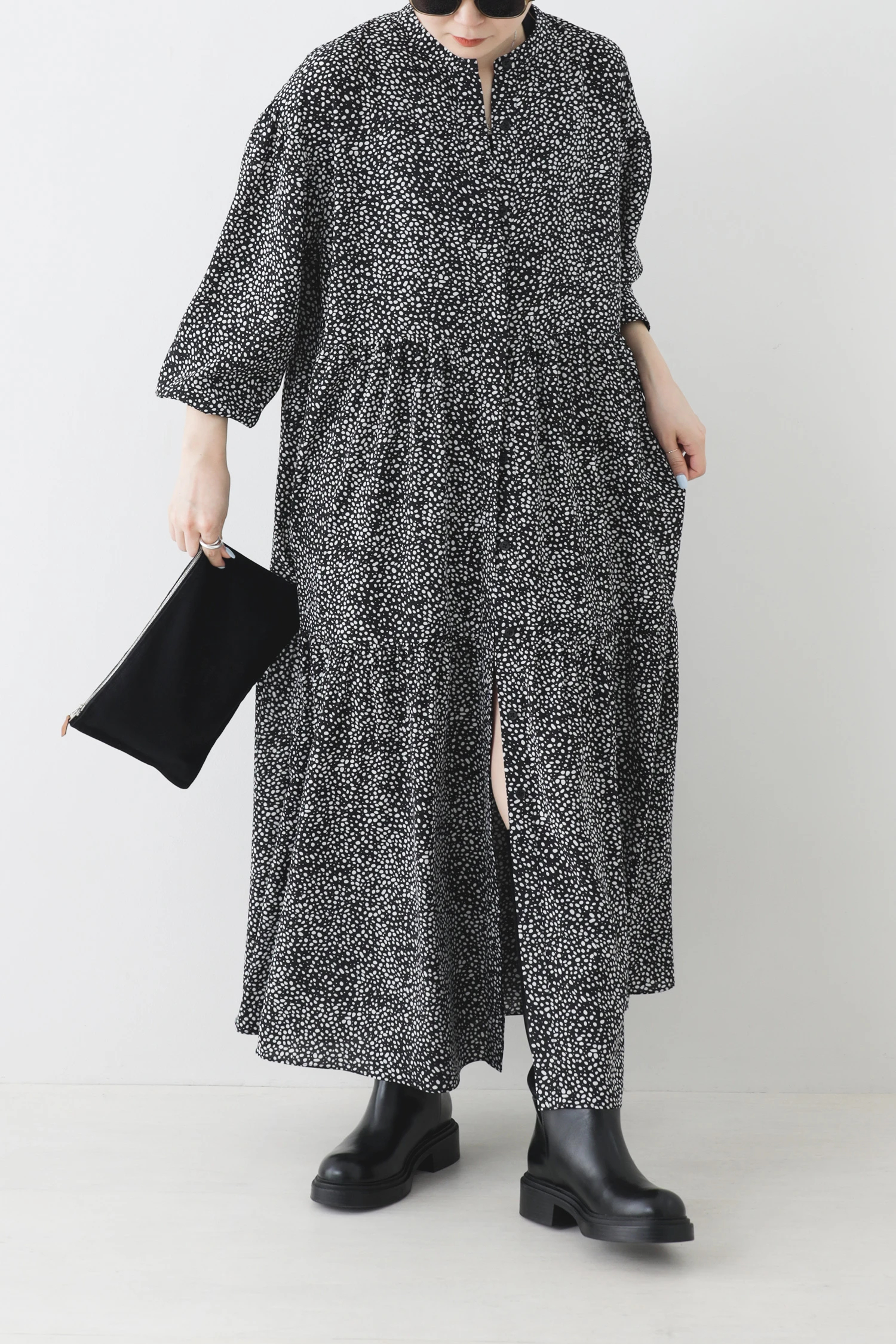 新作人気 STATE OF dress long MIND（ステートオブマインド）｜tiered トップス