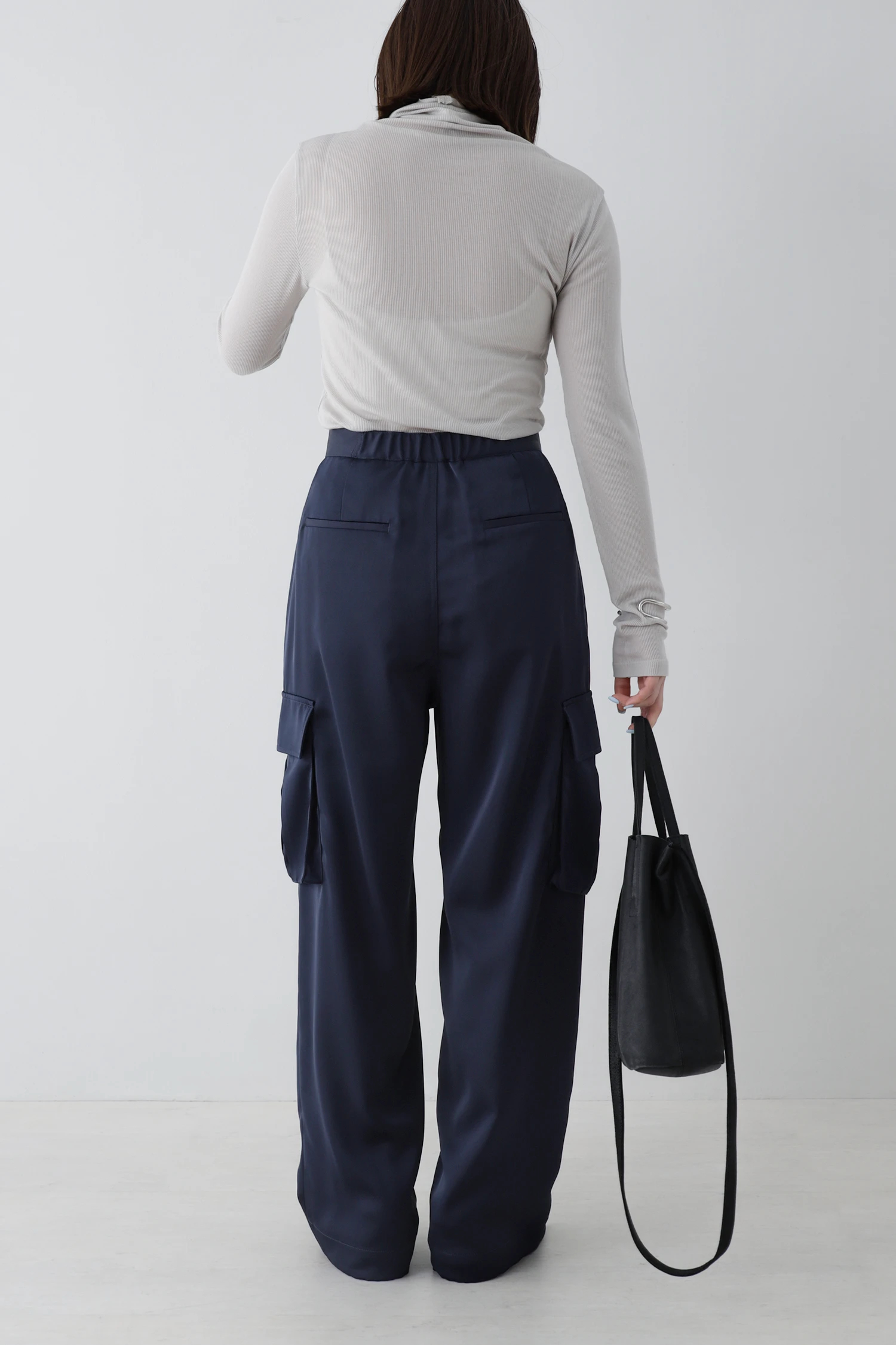 STATE OF MIND（ステートオブマインド）｜satin cargo pants