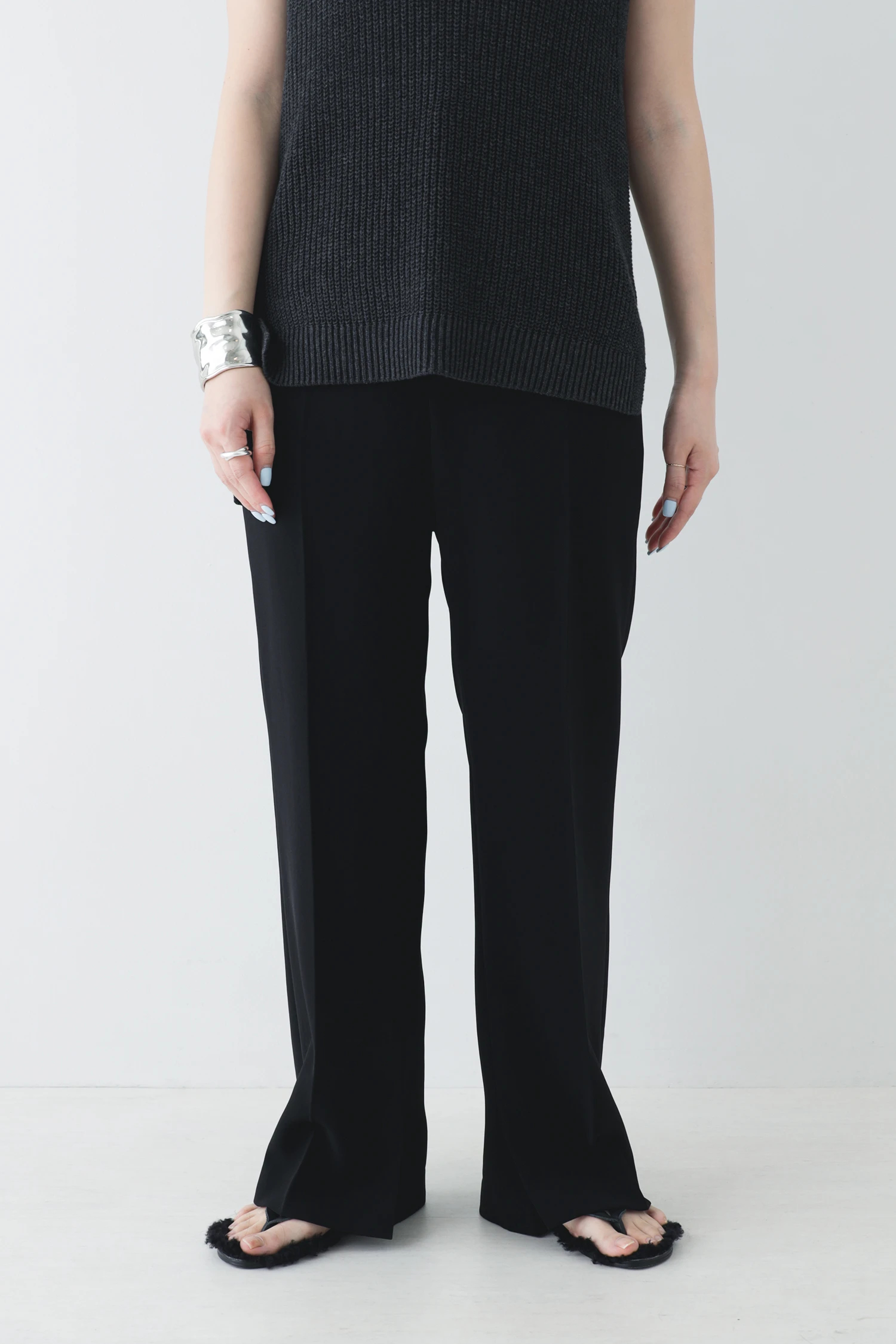 STATE OF MIND（ステートオブマインド）｜flare slit pants