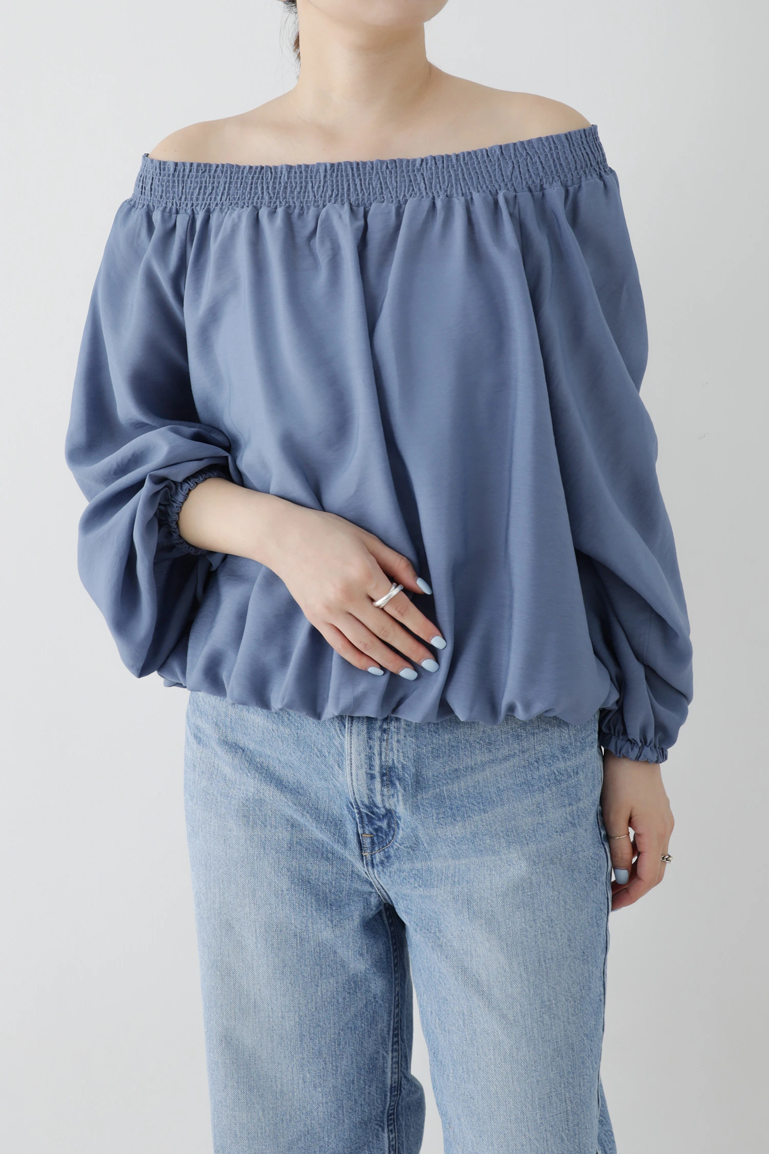 ZOZO限定】OVER SILHOUETTE SH STRIPE / オーバーサイズ