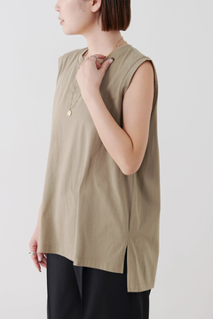 STATE OF MIND(ステートオブマインド) |loose no sleeve tee