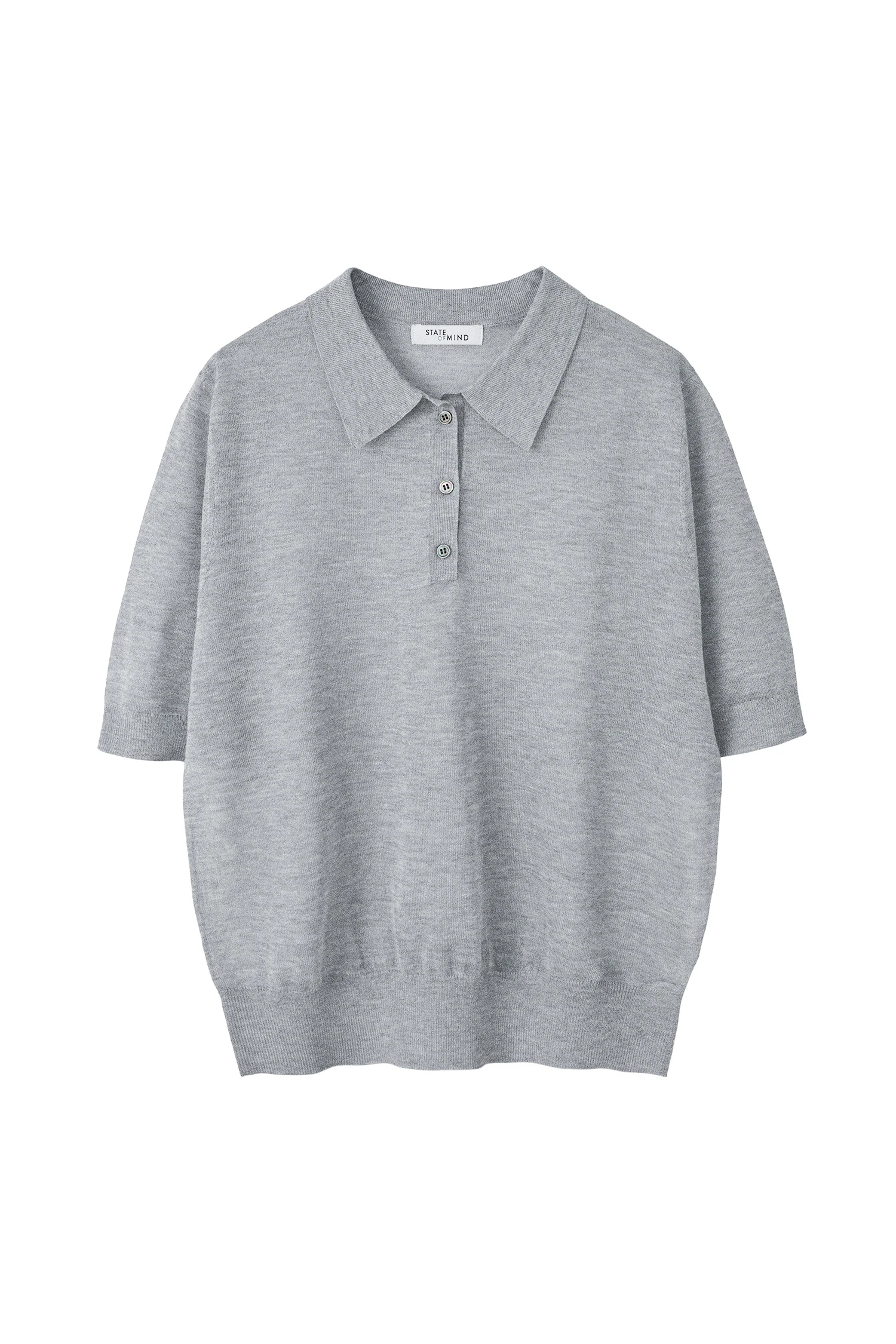 俺氏 STATE OF MIND（ステートオブマインド）｜sheer lame polo knit