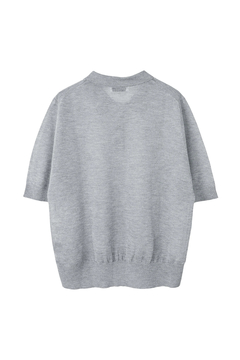 STATE OF MIND(ステートオブマインド) |sheer lame polo knit