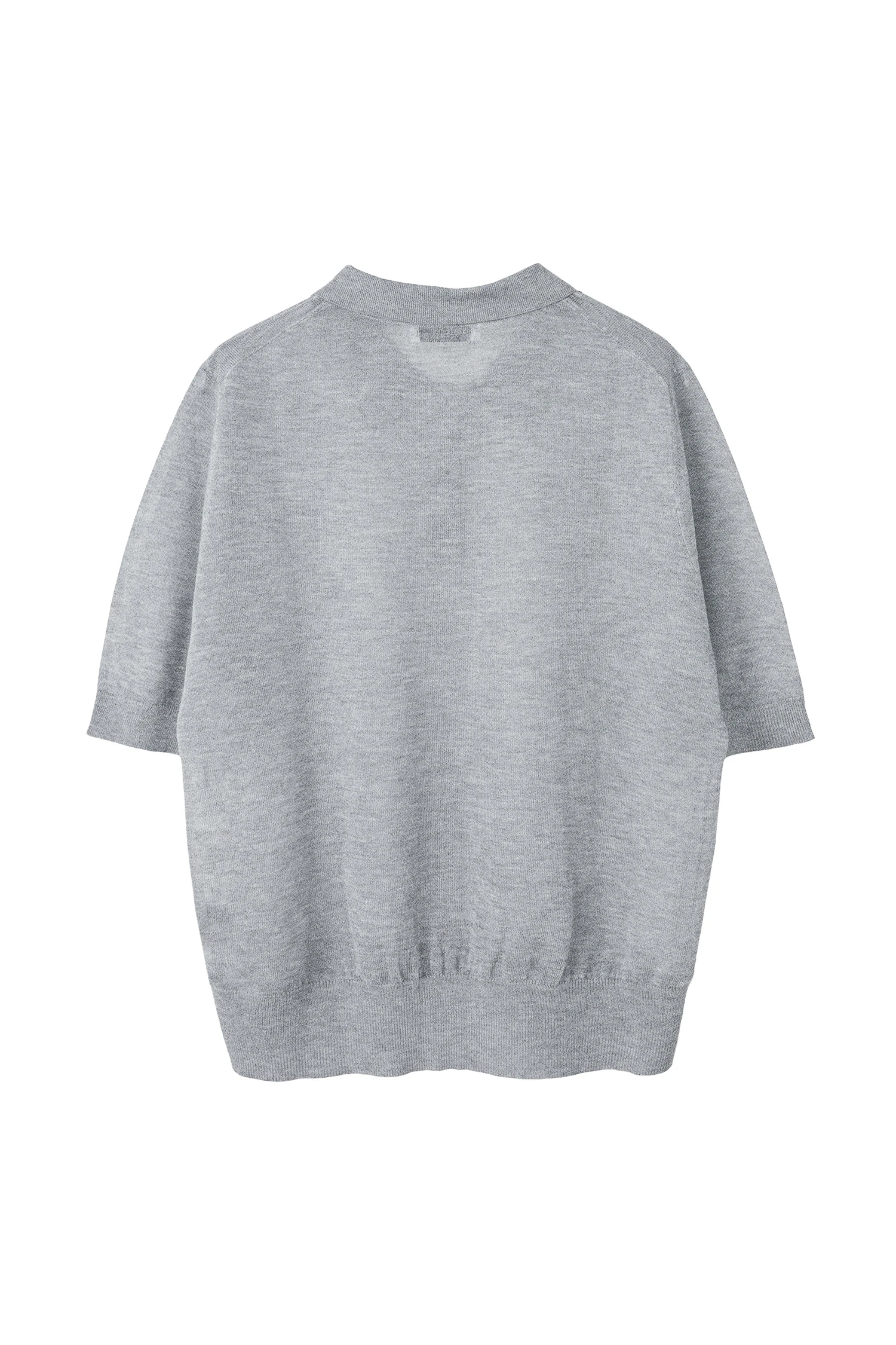 STATE OF MIND（ステートオブマインド）｜sheer lame polo knit