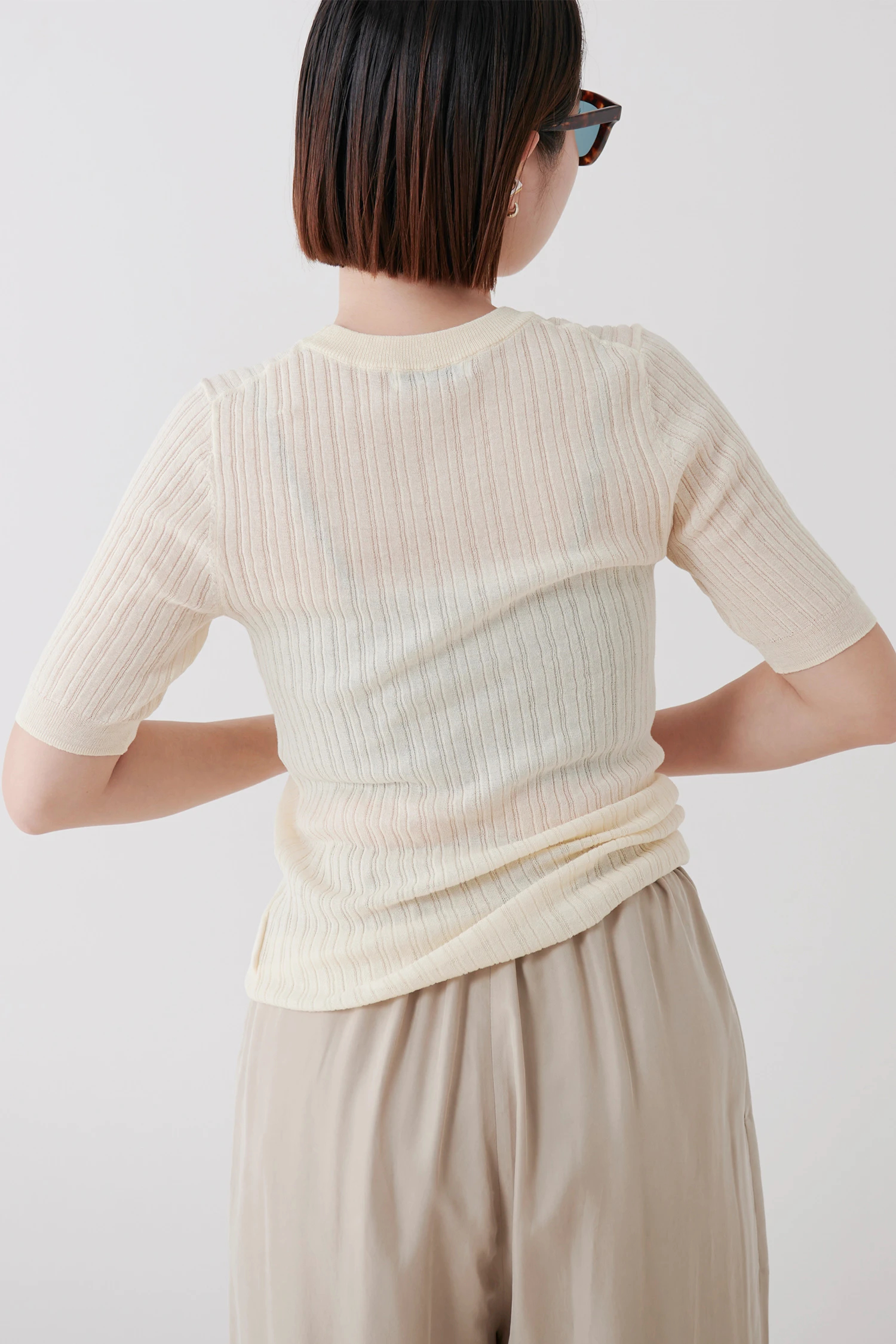 STATE OF MIND（ステートオブマインド）｜sheer half sleeve po