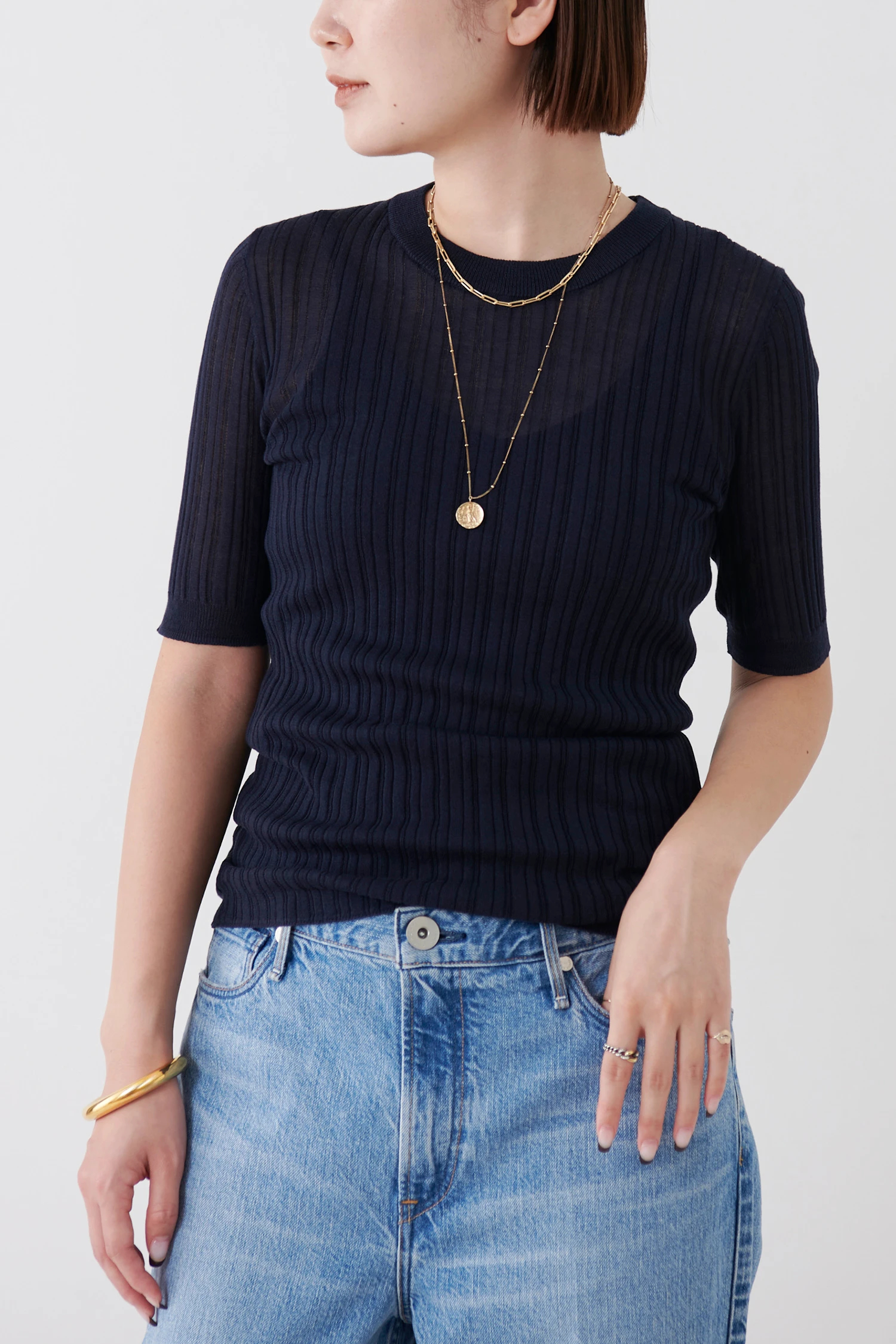 STATE OF MIND(ステートオブマインド)|sheer half sleeve po STATE OF MIND(ステートオブマインド)|sheer half sleeve po