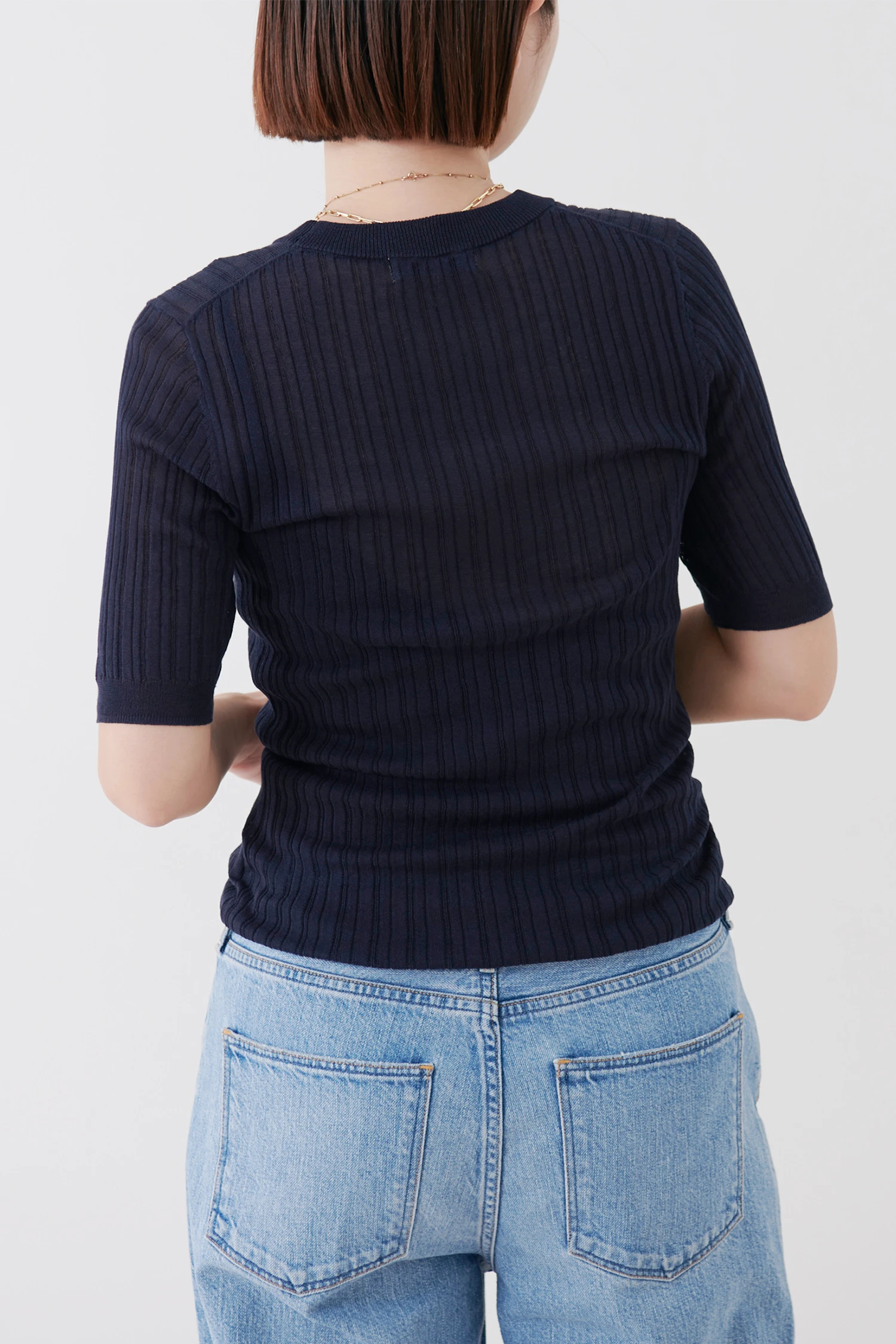 STATE OF MIND（ステートオブマインド）｜sheer half sleeve po