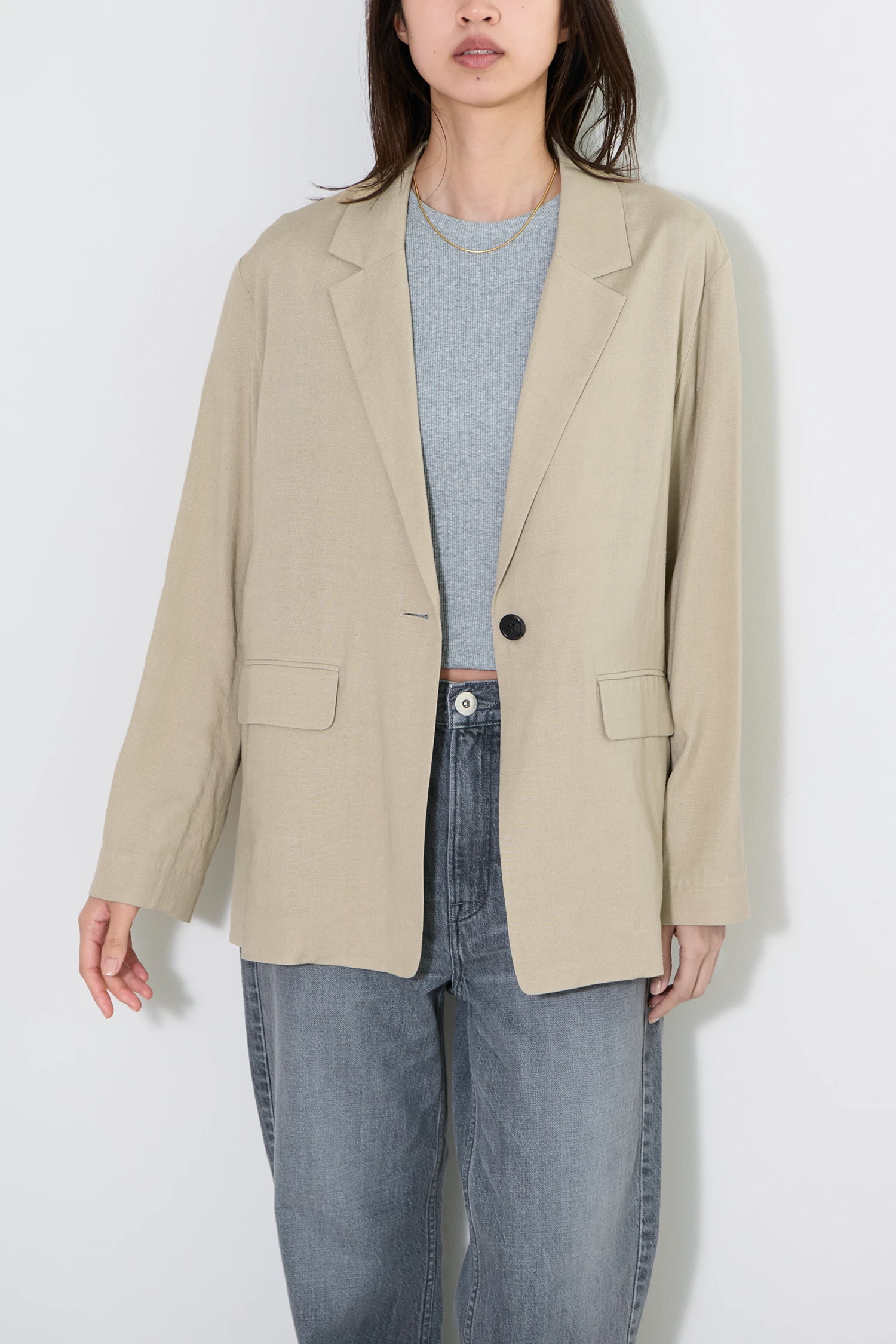 STATE OF MIND（ステートオブマインド）｜linen easy jacket