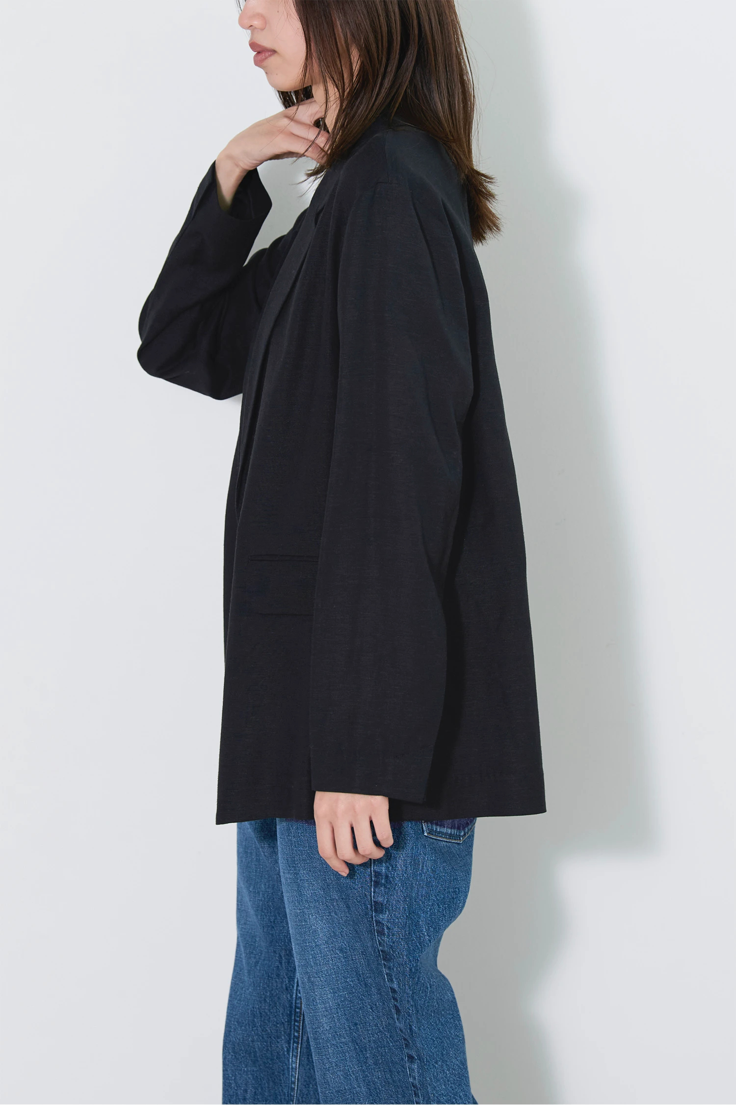 【ハンドメイド】タッセルジャケット レースカラー フラワーボタンツイードジャケット FX22W026【Fano