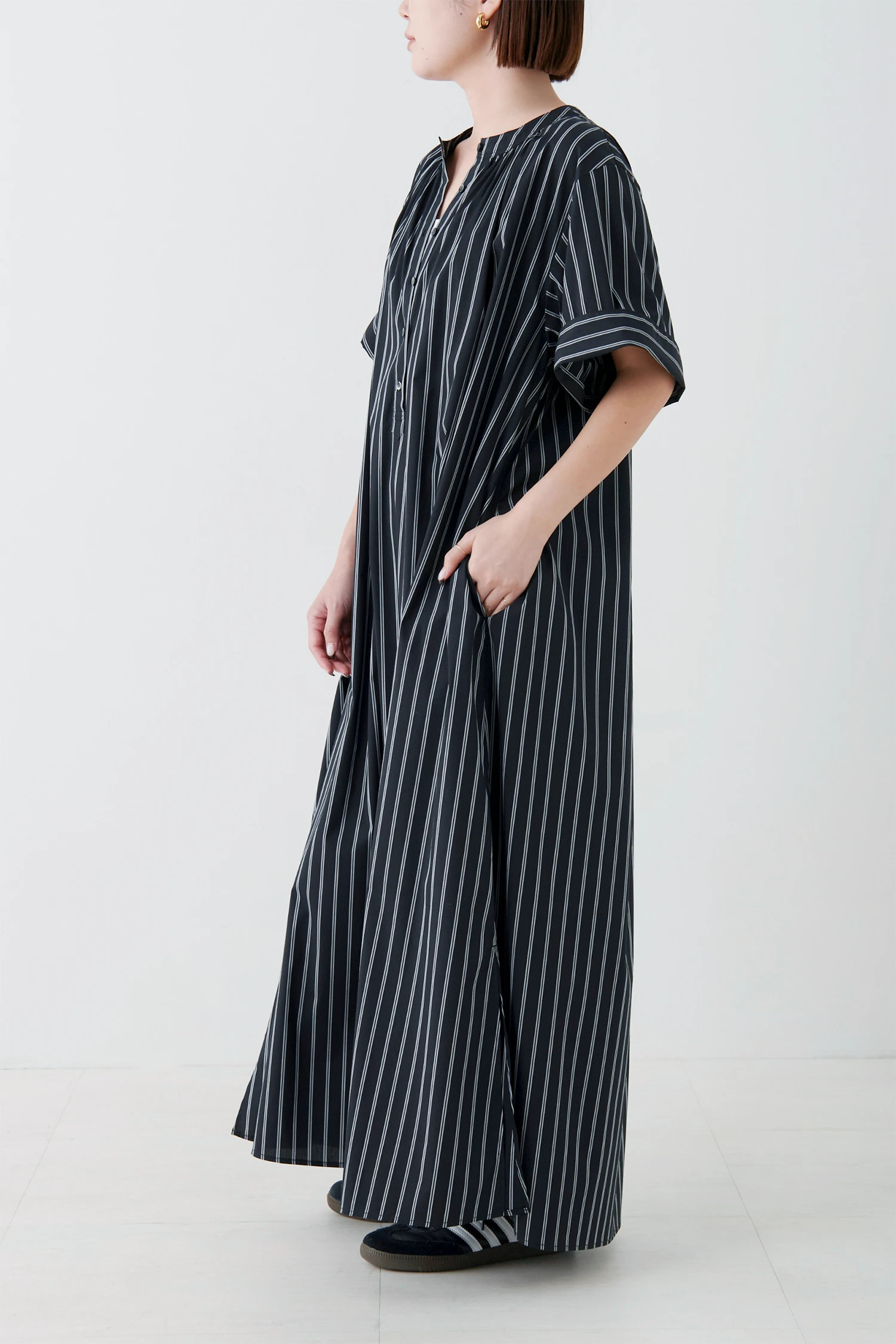 STATE OF MIND（ステートオブマインド）｜stripe shirt dress