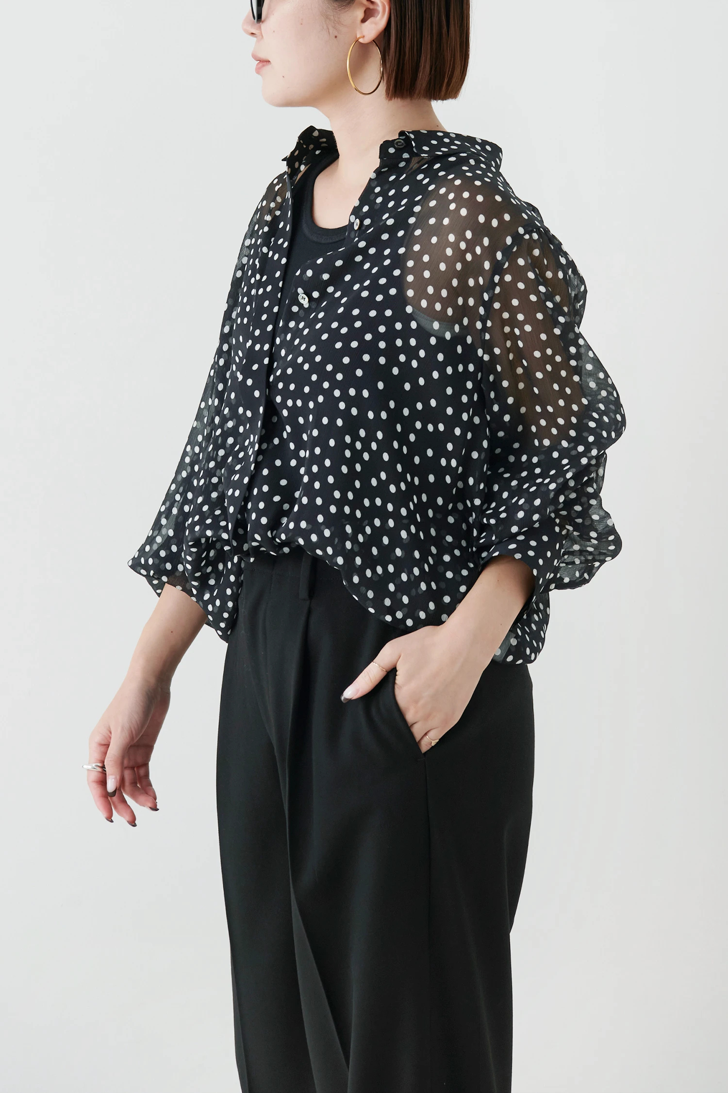 トップス SUMARI SUMARI HEMCODE OG MULTI BORDER T-SHIRT BLACK | nua