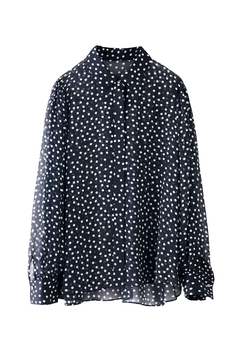STATE OF MIND(ステートオブマインド) |dot sheer blouse