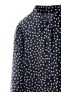 STATE OF MIND(ステートオブマインド) |dot sheer blouse