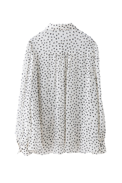 STATE OF MIND(ステートオブマインド) |dot sheer blouse