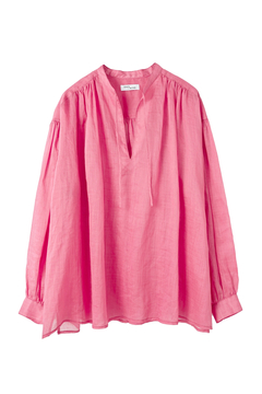 STATE OF MIND（ステートオブマインド）｜linen sheer blouse