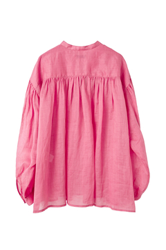 STATE OF MIND(ステートオブマインド) |linen sheer blouse